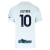 Maillot de Supporter Inter Milan Lautaro Martinez 10 Extérieur 2025-26 Pour Homme